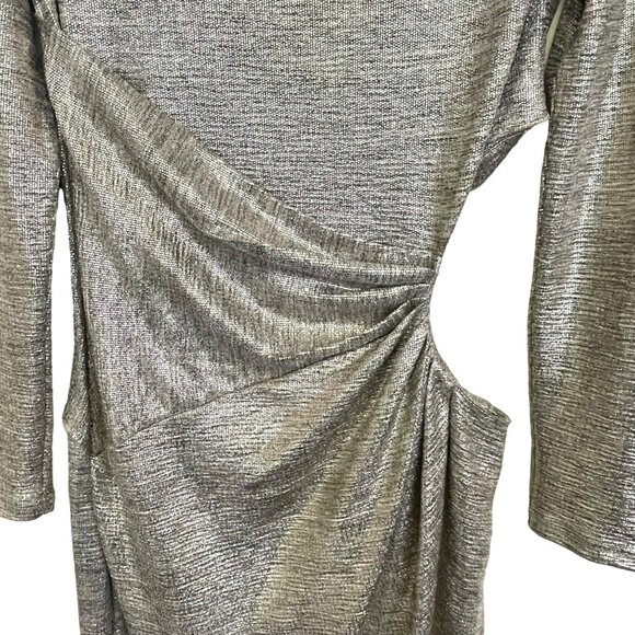 Revolve $280 Significant Other Chloe Gold Maxi Dress Formal Cut out Sz 10 NWT - Picture 10 of 12